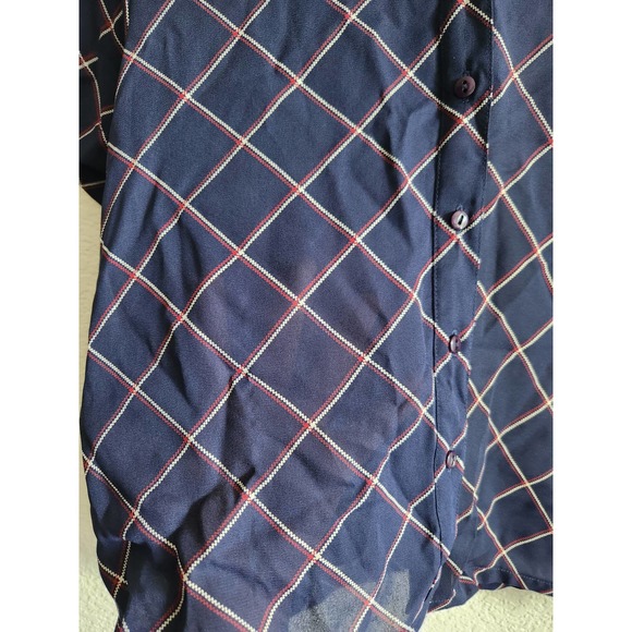 Pendleton Womens Sheer Button Up Blouse 6 - Picture 4 of 5